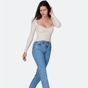 billie the label long sleeve irina corset top